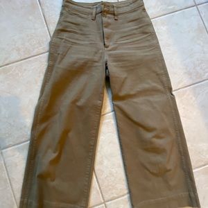 Madewell emmet wide leg crop size 26